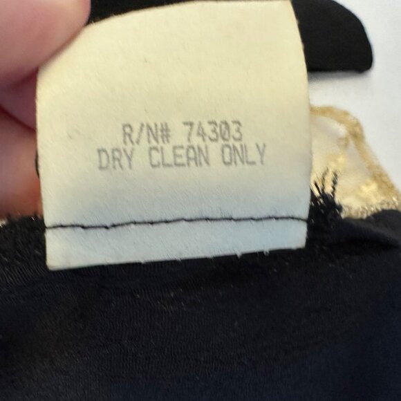 Spencer Alexis Y2K Kimono Top Size 2X Tan Black Floral Lace Velvet Fairy READ - Picture 15 of 16